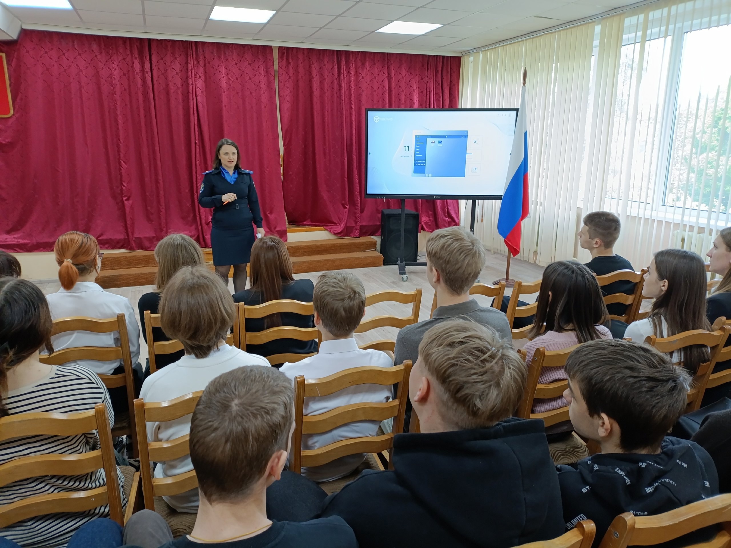Профориентационная беседа с обучающимися.